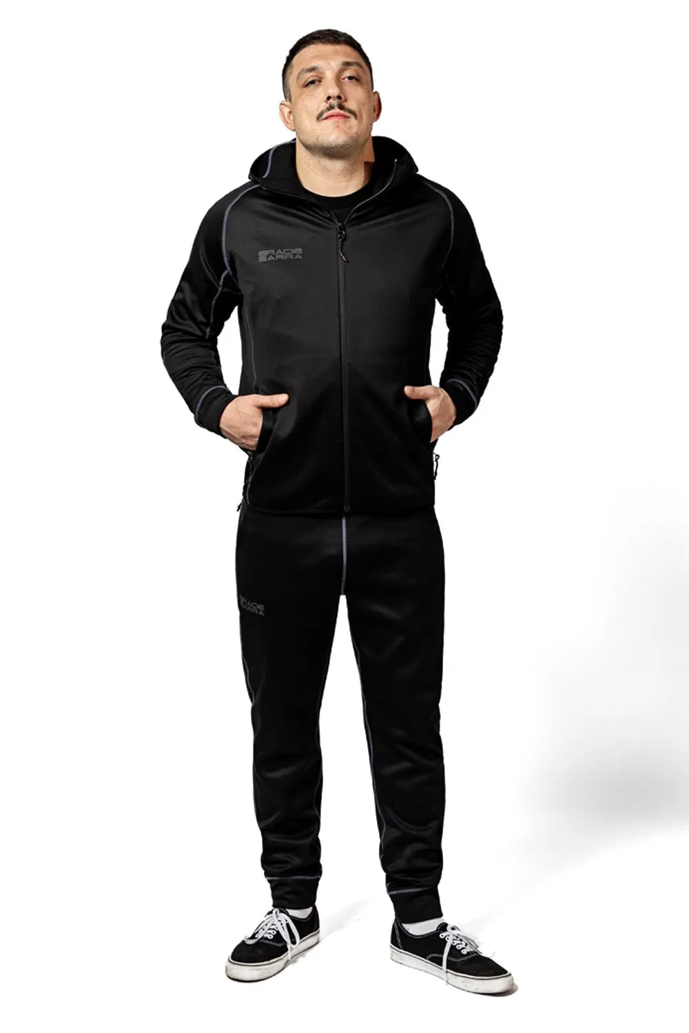 Incognito Mens Track Jacket - Black